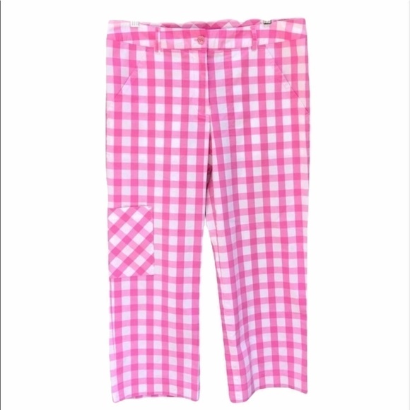 Lilly Pulitzer Vintage White Label Gingham Pants 6